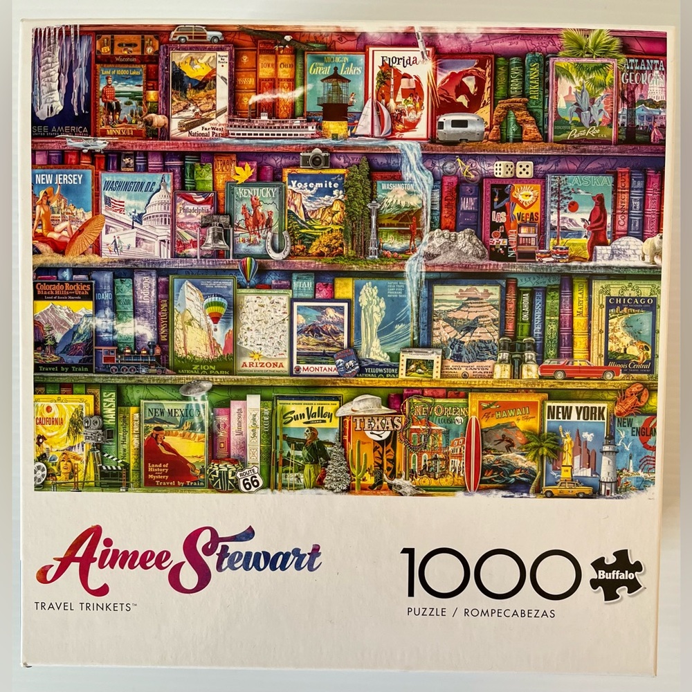 Buffalo Games “Aimee Stewart- Travel Trinkets” 1000 Piece Puzzle